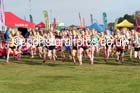 Girls under-15s, National Cross Country Relays, Berry Park, Mansfield. Photo: David T. Hewitson/Sports for All Pics
